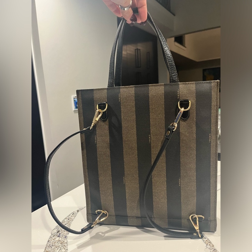 Authentic Fendi Convertible Handbag/Backback - Picture 3 of 6